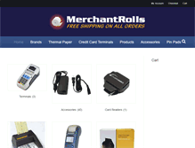 Tablet Screenshot of merchantrolls.com